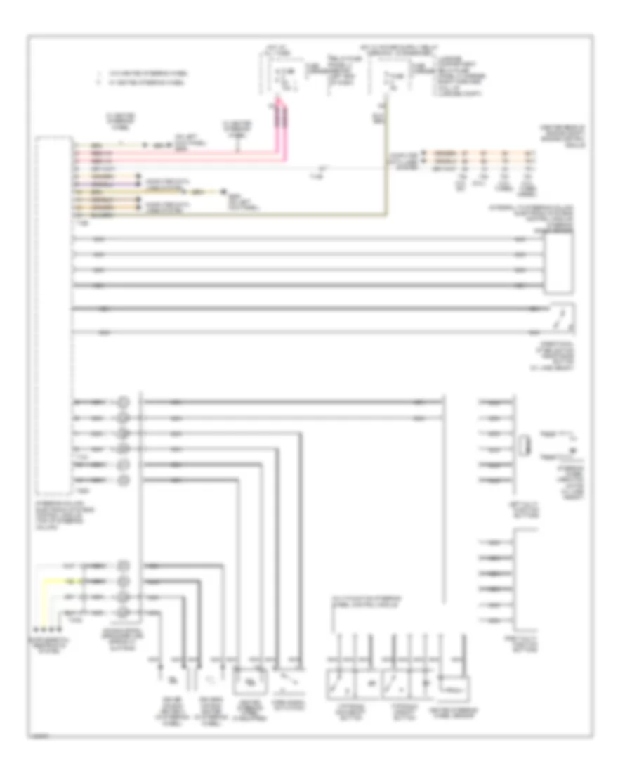 схема управляющего модуля электронных систем рулевой колонки для Audi A8 Quattro L 2014