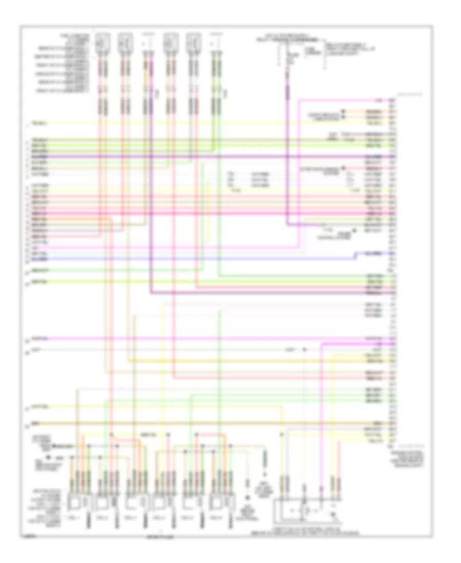 3.0L SC, Электросхема системы управления двигателем (9 из 9) для Audi A8 Quattro L 2014