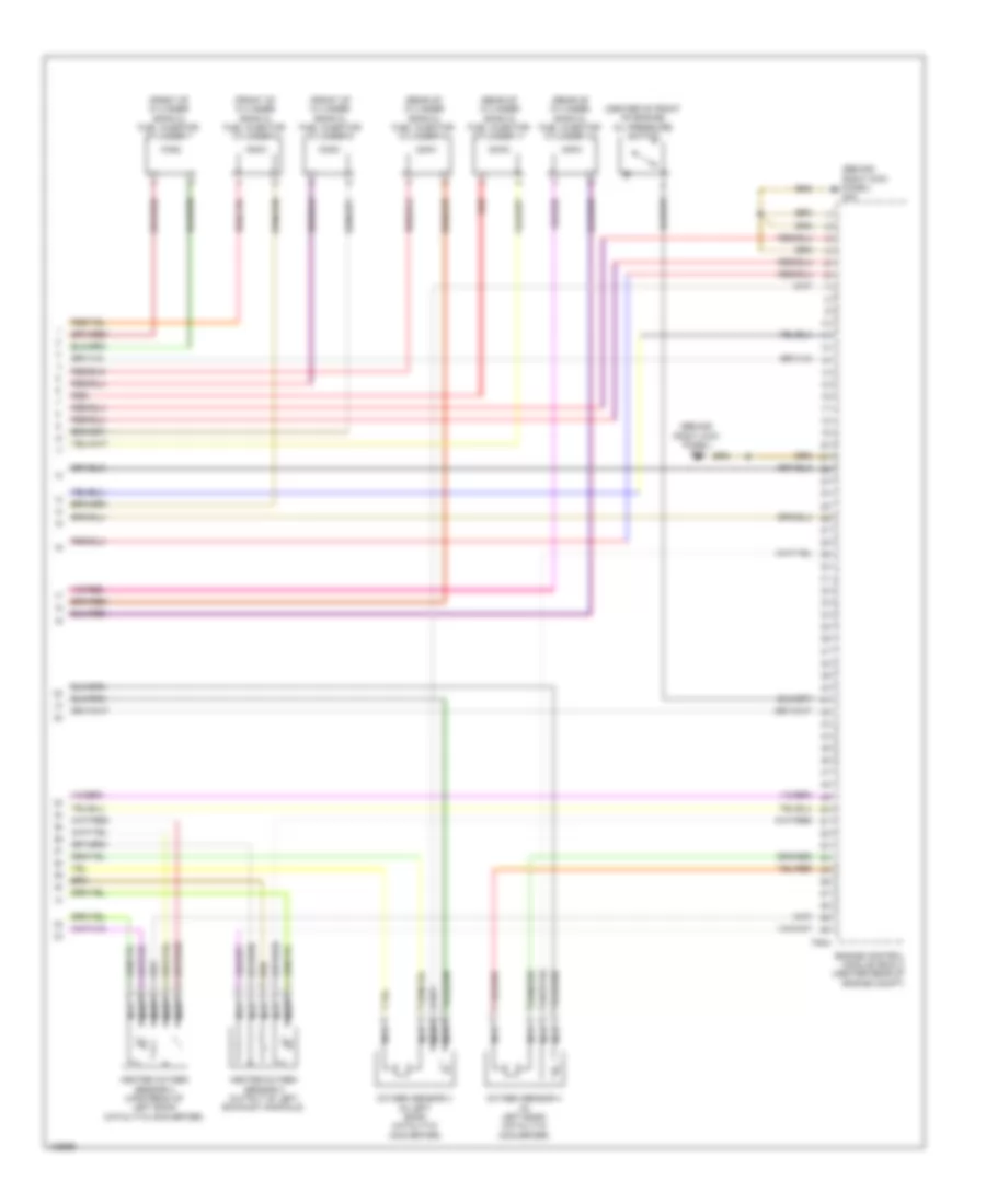 6.3L, Электросхема системы управления двигателем (11 из 11) для Audi A8 Quattro L 2014
