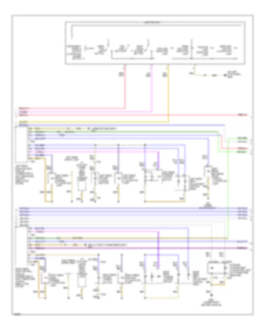Электросхема подсветки приборов (2 из 4) для Audi A8 Quattro L 2014