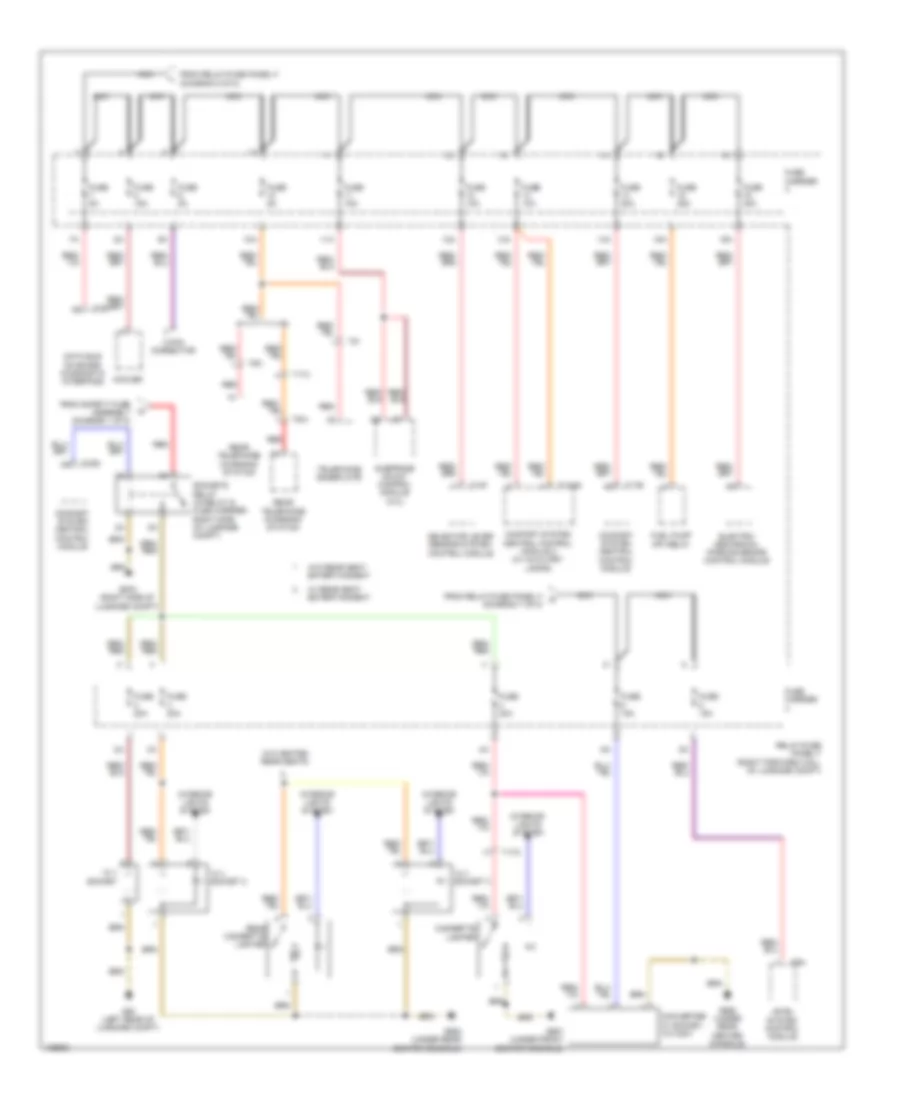 Электросхема блока предохранителей и реле (6 из 8) для Audi A8 Quattro L 2014