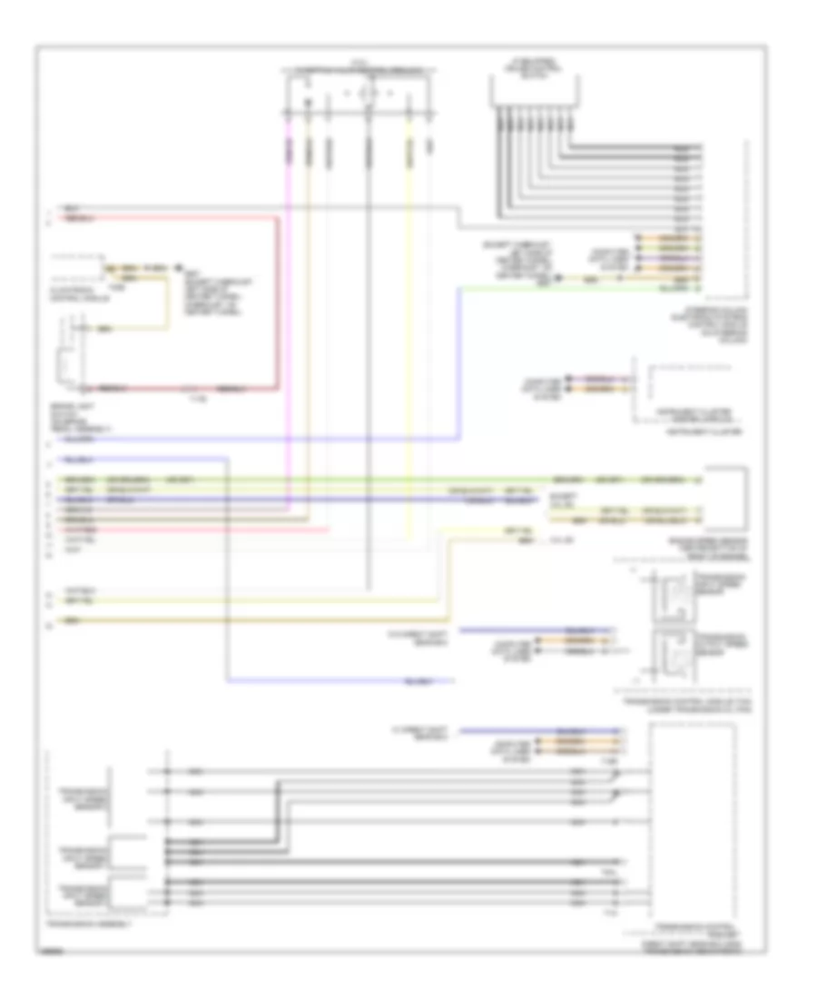 Электросхема системы круизконтроля (2 из 2) для Audi A5 Premium 2013