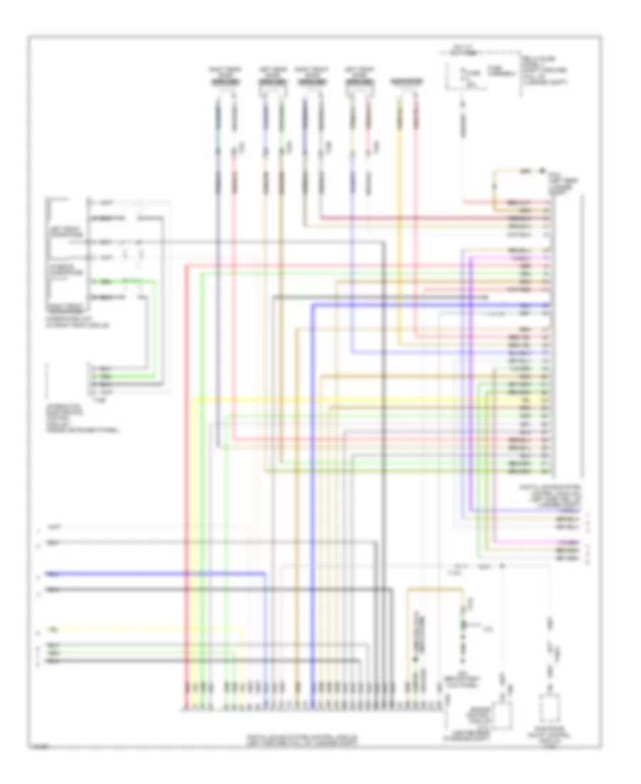 Radio Wiring Diagram, withBang & Olufson Sound (2 из 3) для Audi A8 Quattro L W12 2014