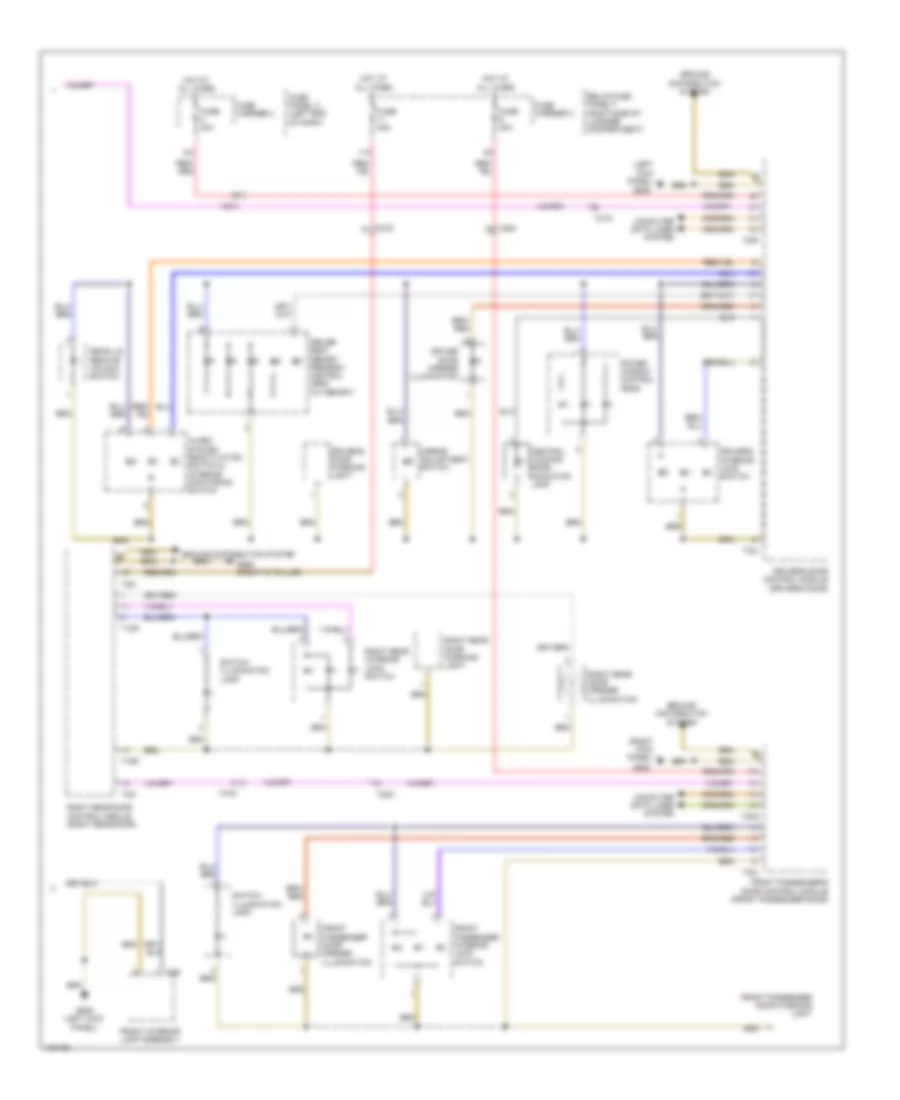 Электросхема подсветки приборов (2 из 2) для Audi Q5 Hybrid Prestige 2014