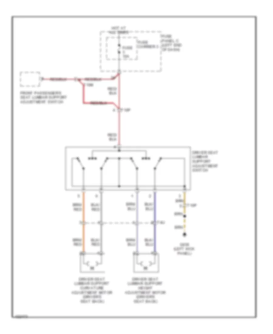 водитель s Электросхема регулировки поясницы для Audi Q5 Hybrid Prestige 2014