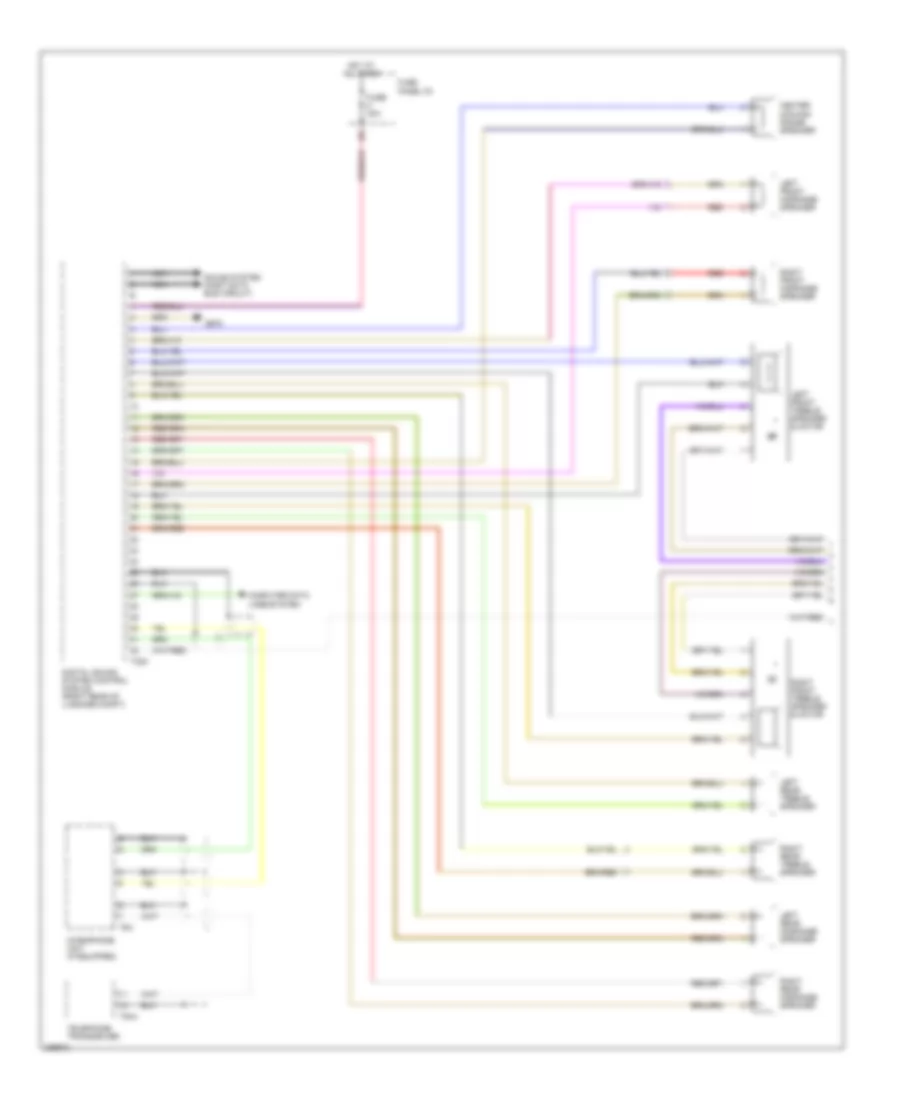 Radio Wiring Diagram, DSP Radio withBang  Olufsen (1 из 3) для Audi Q7 3.6 2008