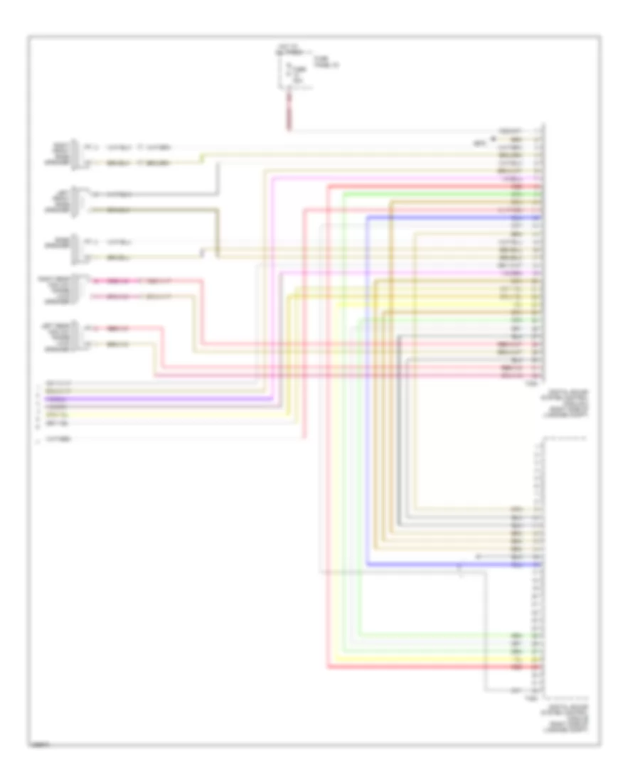 Radio Wiring Diagram, DSP Radio withBang  Olufsen (2 из 3) для Audi Q7 3.6 2008