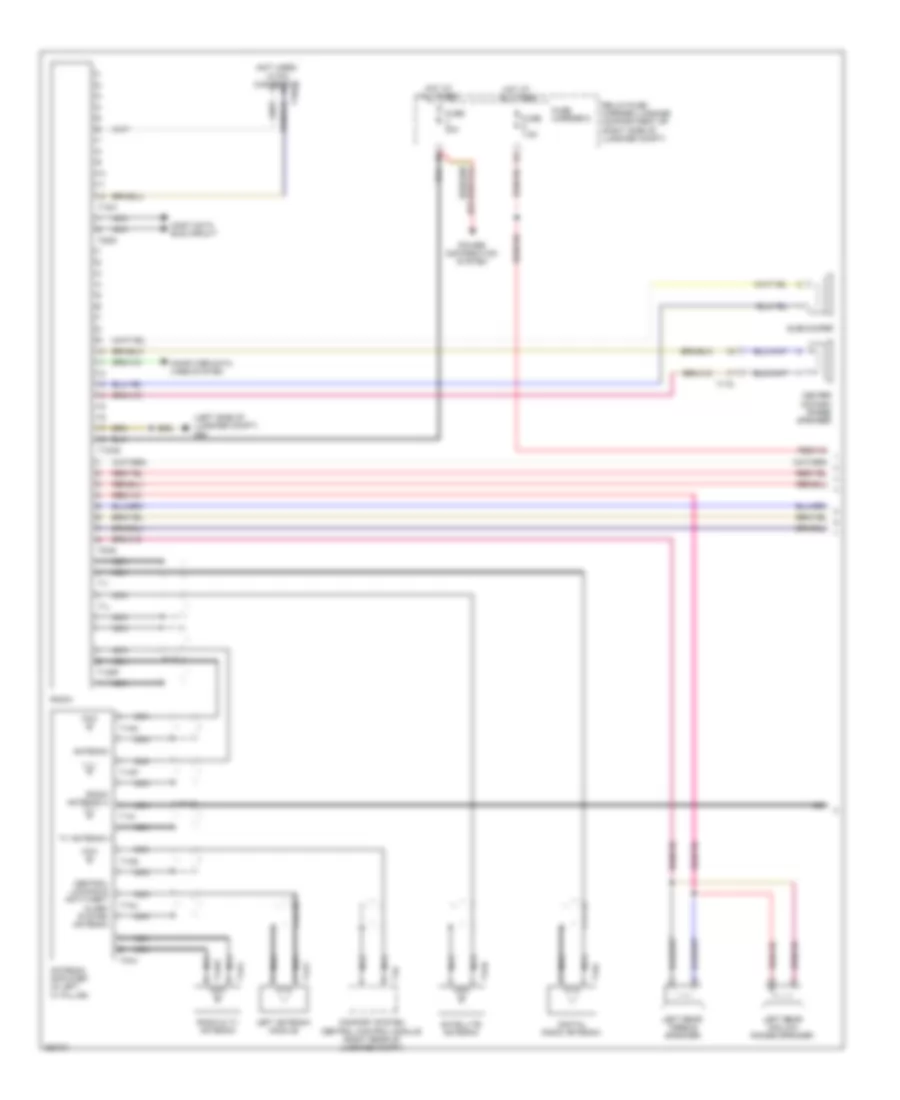 Navigation Wiring Diagram, Convertible Standard MMI & Basic MMI (1 из 2) для Audi A5 2.0T Quattro 2011