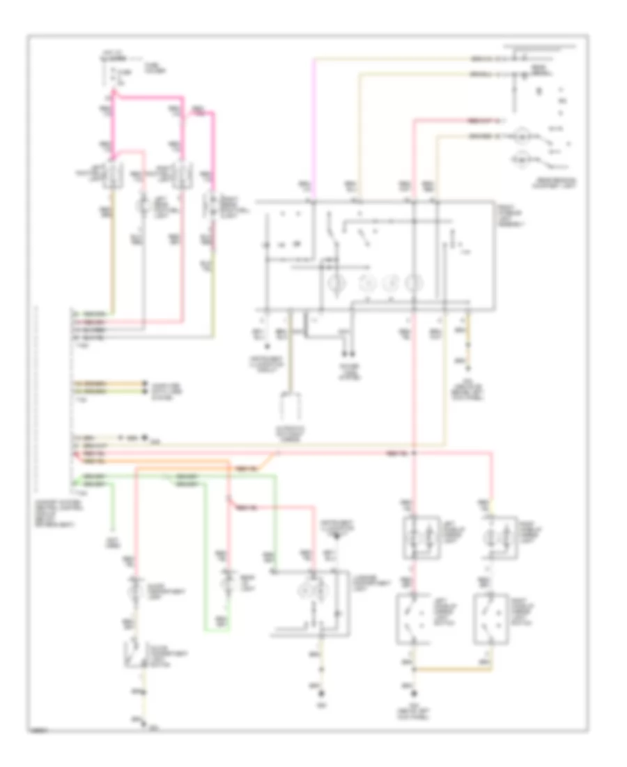 Электросхема подсветки, Avant (1 из 2) для Audi S4 Quattro 2008