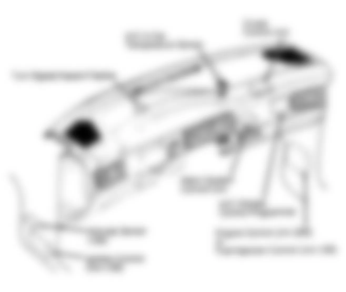 Audi 565 1990 - Component Locations -  Component Locations (4 Of 4)