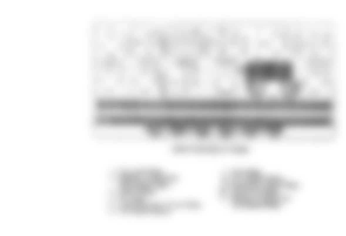 Audi 90 Quattro 1990 - Component Locations -  Component Locations (2 Of 4)