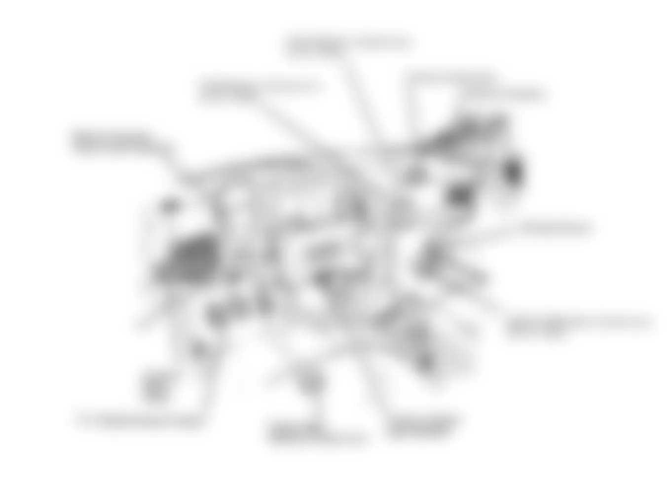 Audi 90 Quattro 1990 - Component Locations -  Component Locations (3 Of 4)
