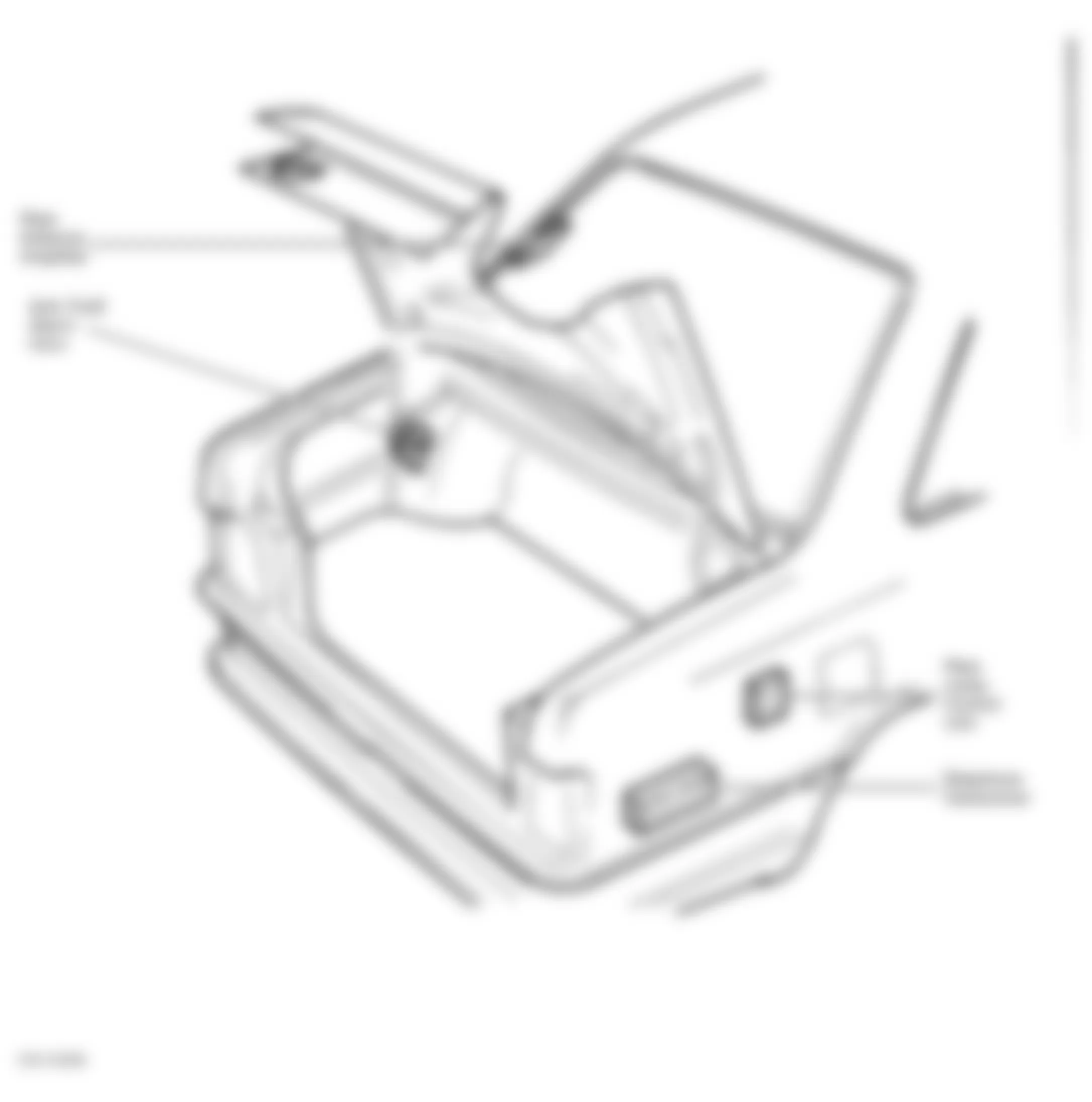 Audi V8 Quattro 1993 - Component Locations -  Luggage Compartment
