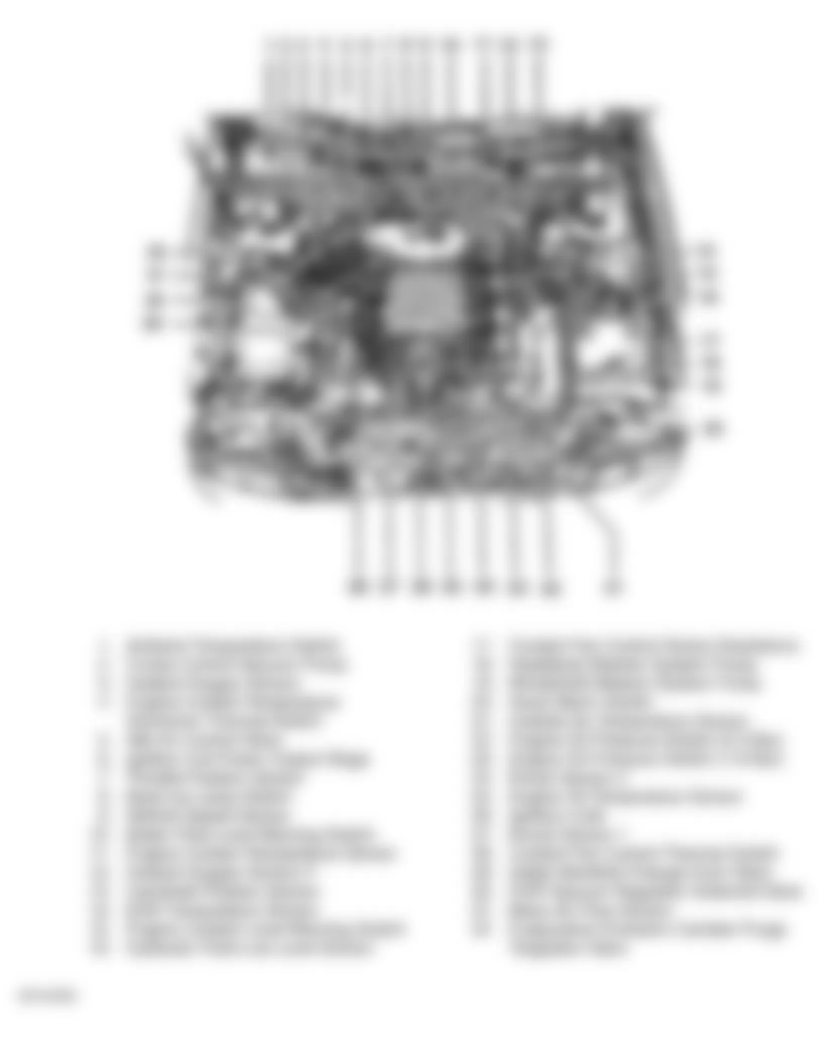 Audi 90 1995 - Component Locations -  Engine Compartment