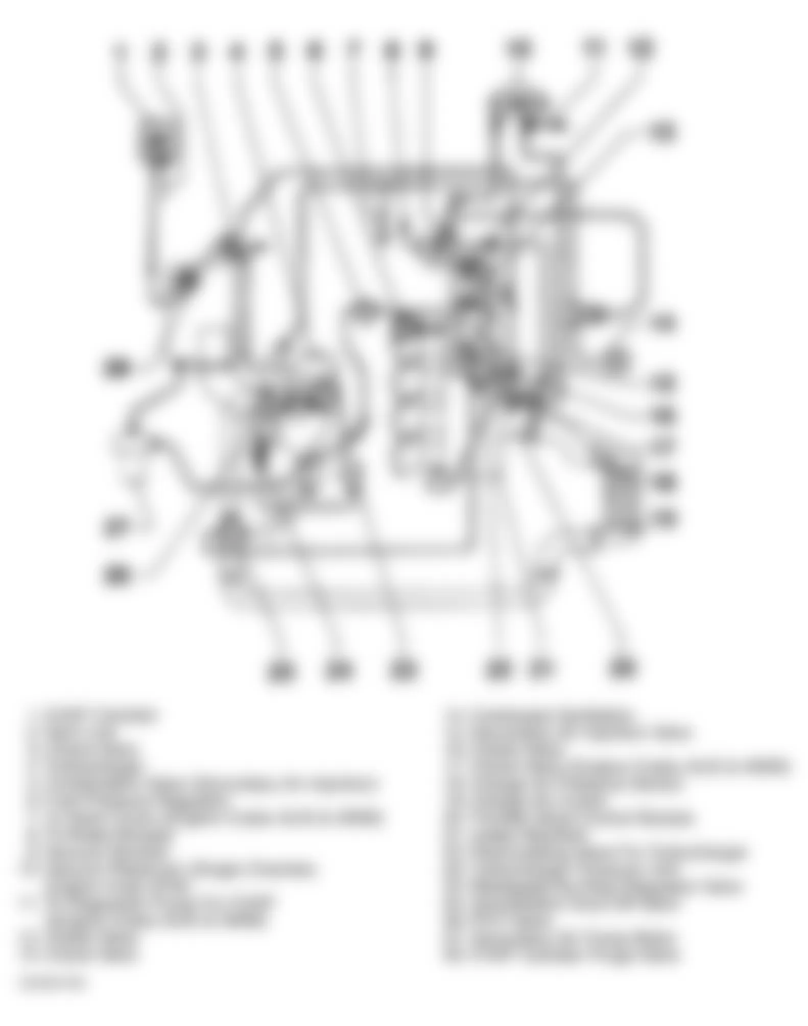Audi A4 Avant 1998 - Component Locations -  Identifying Charge Air Pressure Control System Component & Vacuum Line Routing (ATW Engine)