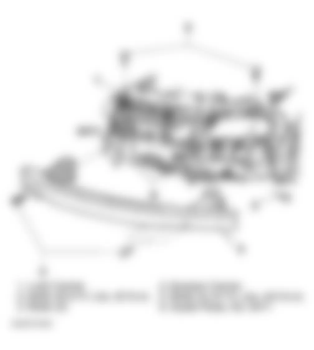 Audi A4 Quattro 1998 - Component Locations -  Identifying Lock Carrier Components (Second Design)