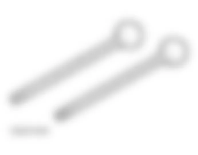Audi A4 Quattro 1998 - Component Locations -  Identifying Guide Rods (3411)