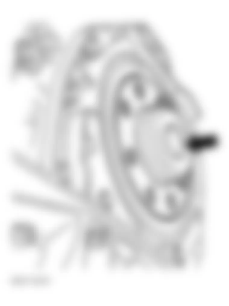 Audi A4 Quattro 1998 - Component Locations -  Identifying Location Of Bearing Bushing For Torque Converter