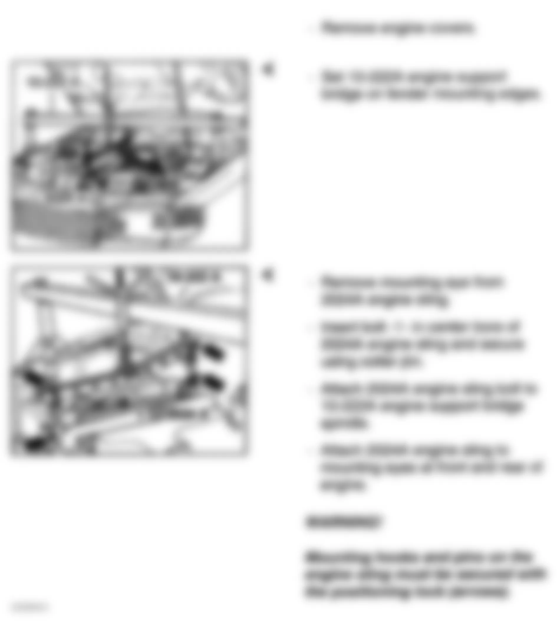 Audi A4 Quattro 1998 - Component Locations -  Replacing Oil Pan (A4 - 4 Of 10)