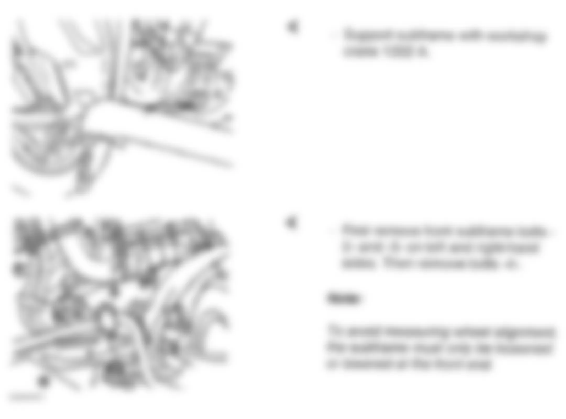 Audi A4 Quattro 1998 - Component Locations -  Replacing Oil Pan (Passat - 3 Of 7)