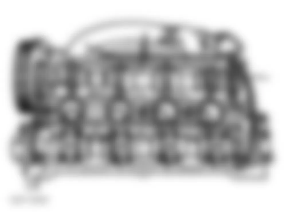 Audi A4 Quattro 1998 - Component Locations -  Identifying Camshaft Bearing Caps