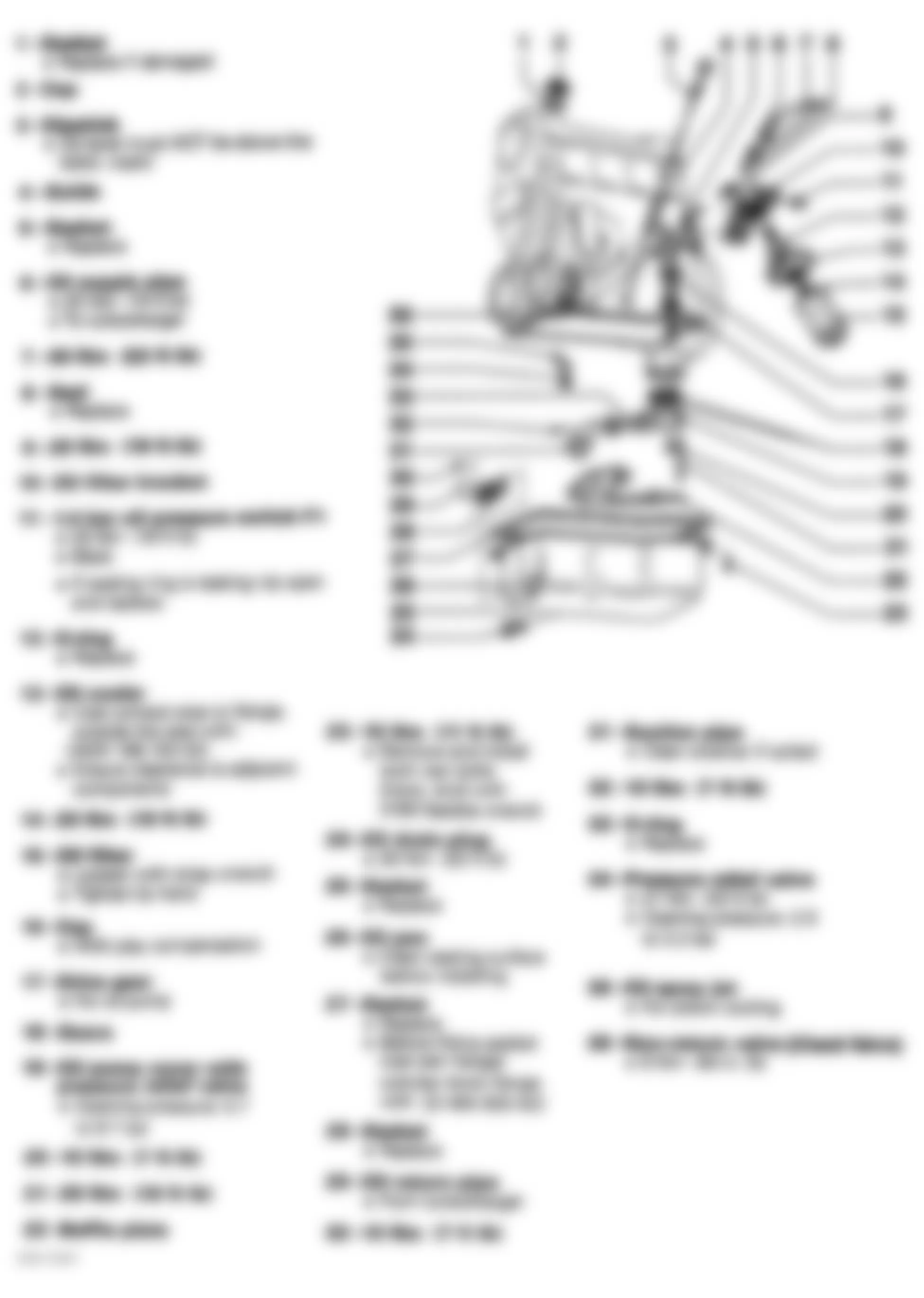 Audi A4 Quattro 1998 - Component Locations -  Identifying Engine Oiling System Components