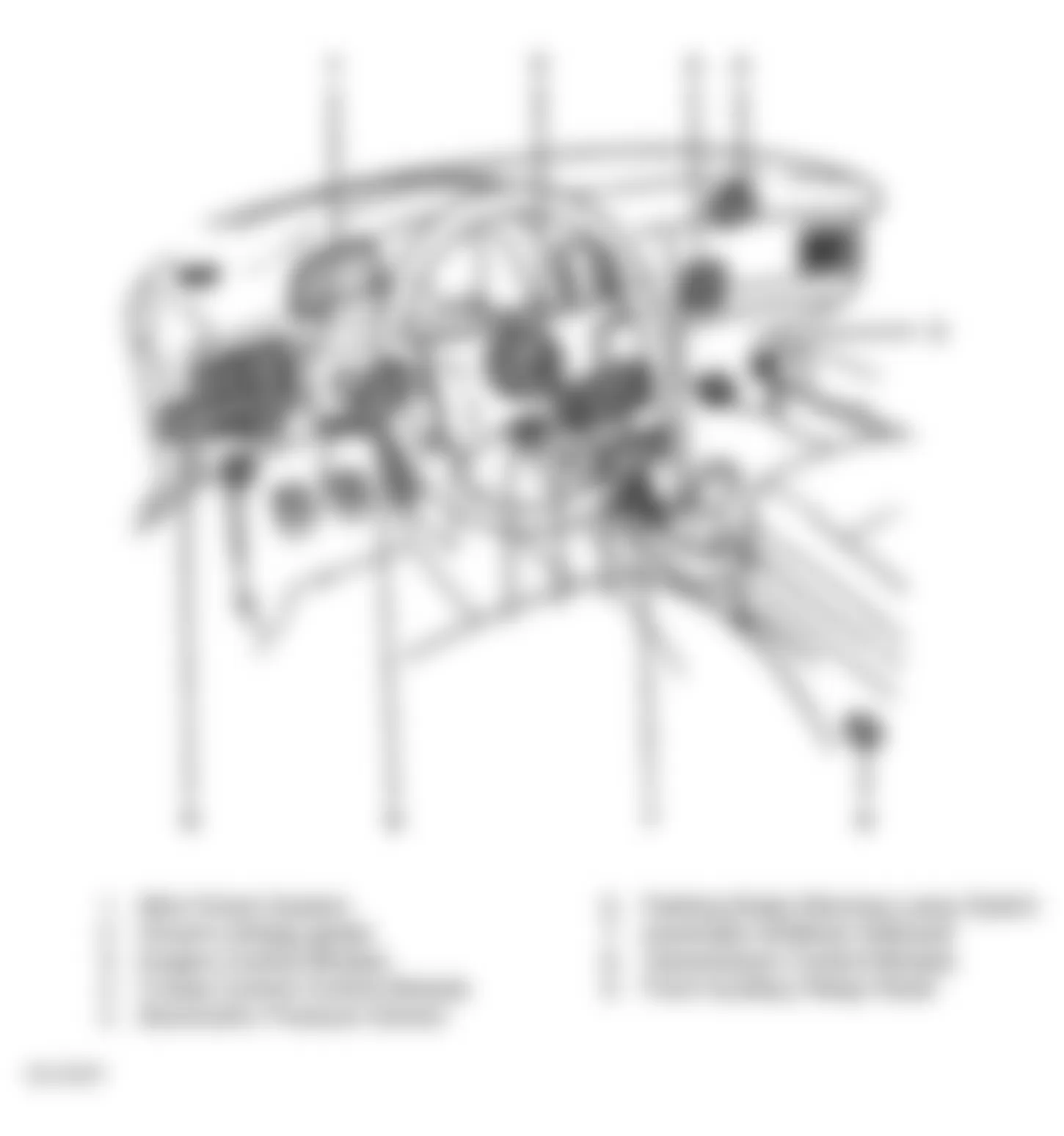 Audi Cabriolet 1998 - Component Locations -  Dash