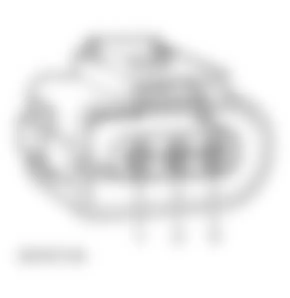 Audi Cabriolet 1998 - Component Locations -  EVAP Leak Detection Pump (Harness-Side)