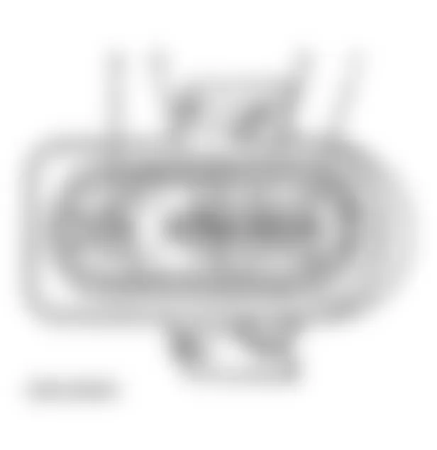 Audi Cabriolet 1998 - Component Locations -  HO2S Connector (Harness-Side) Terminals