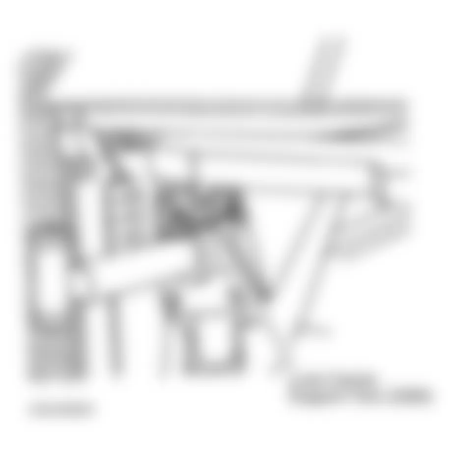 Audi A4 Quattro 1999 - Component Locations -  Positioning Lock Carrier Support Tool (3369) For A4