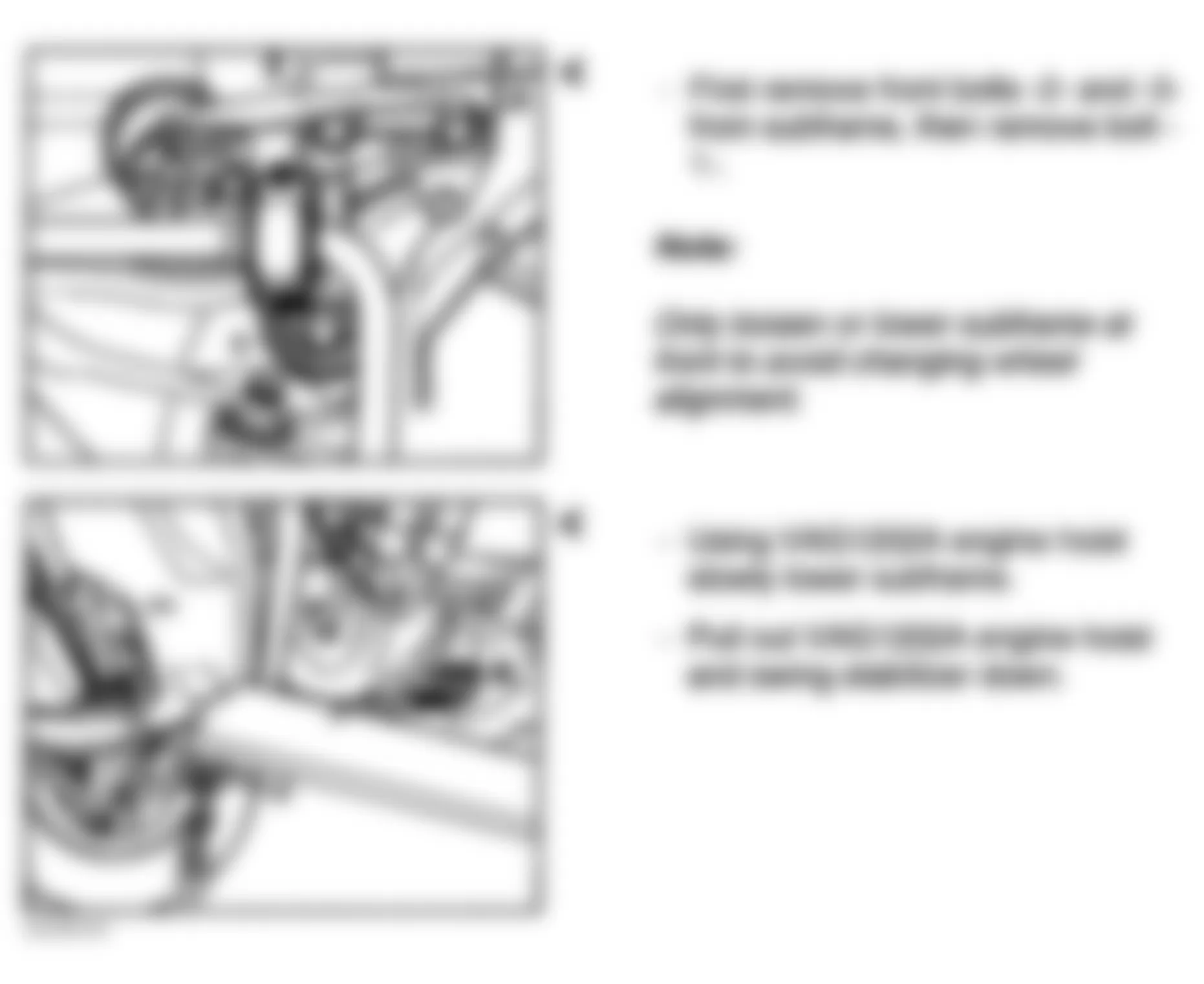 Audi A4 Quattro 1999 - Component Locations -  Replacing Oil Pan (A4 - 6 Of 10)