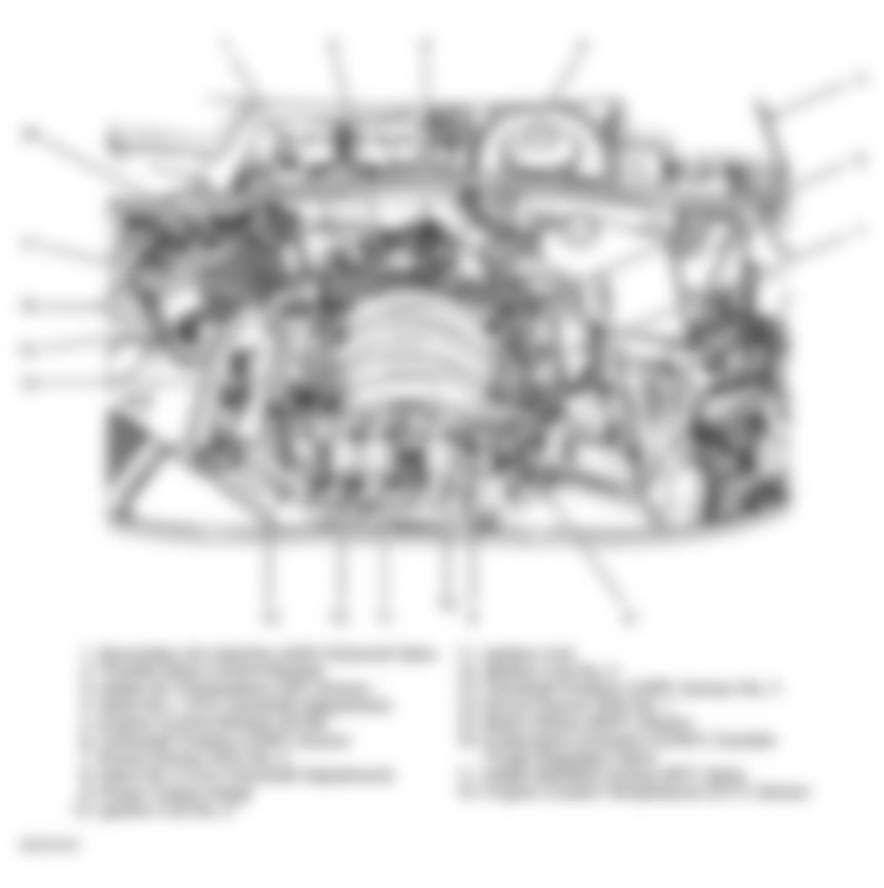 Audi A6 2000 - Component Locations -  Engine Compartment