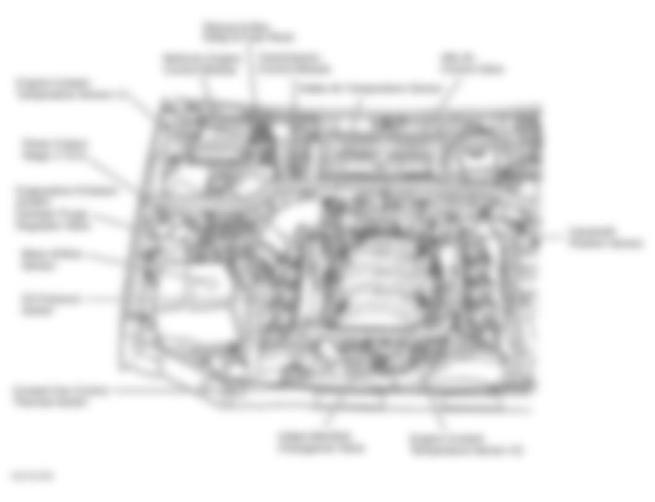 Audi A8 L Quattro 2000 - Component Locations -  Engine Compartment