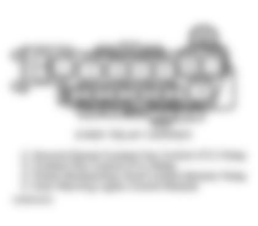 Audi S4 Quattro 2000 - Component Locations -  8-Pin Relay Carrier