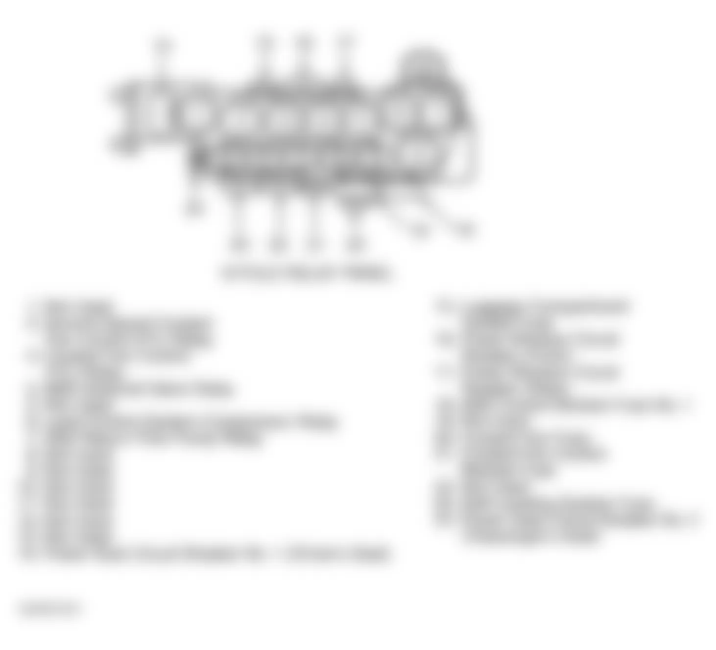 Audi A6 2003 - Component Locations -  8-Fold Relay Panel