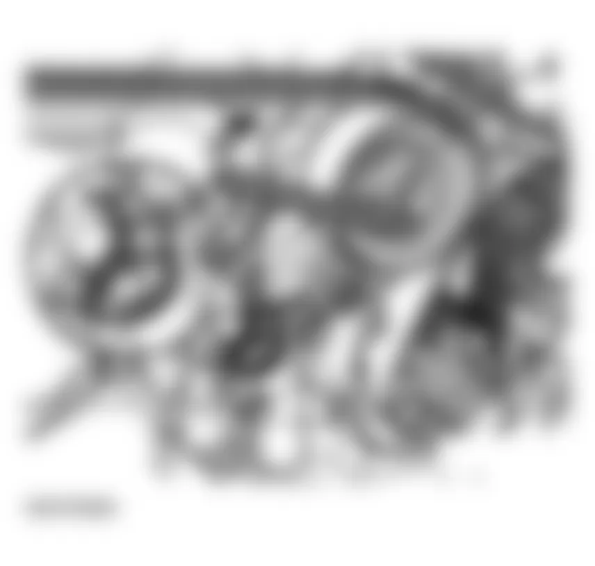 Audi allroad Quattro 2004 - Component Locations -  Identifying Toothed (Timing) Belt Tensioning Roller
