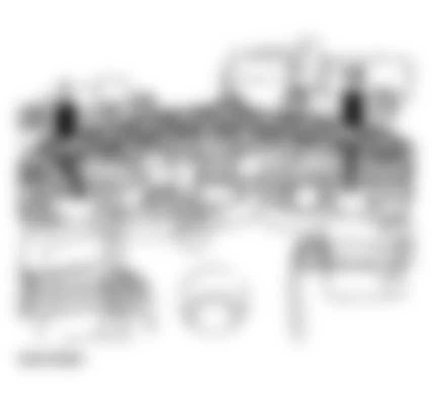 Audi allroad Quattro 2004 - Component Locations -  Identifying Distance Between Camshaft Drive Chain Paint Marks