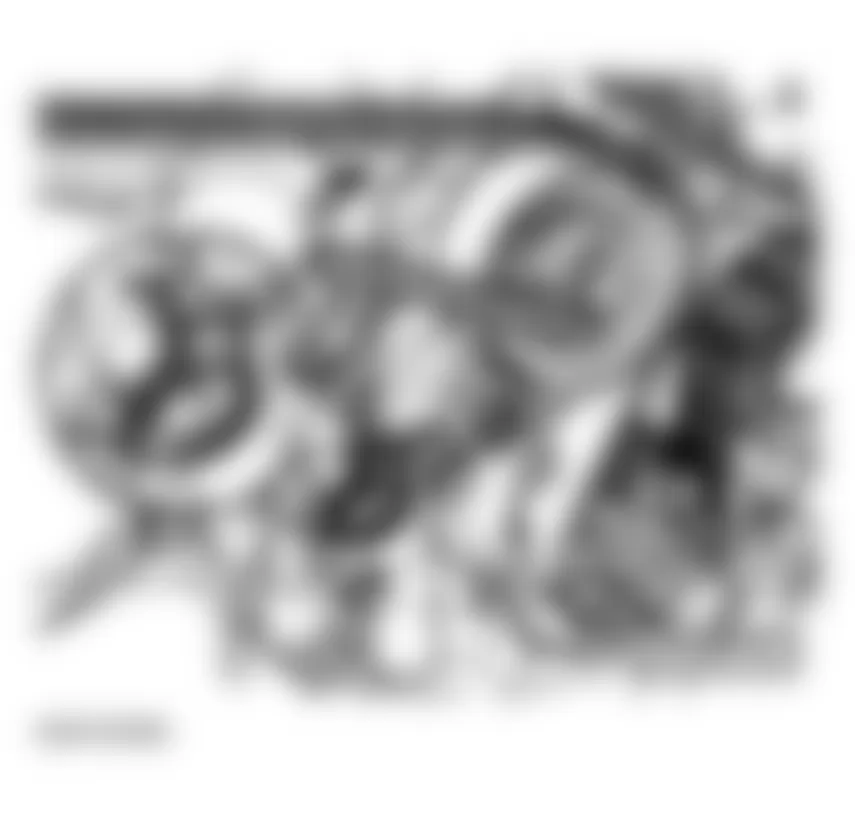 Audi allroad Quattro 2004 - Component Locations -  Turning Toothed (Timing) Belt Tensioner