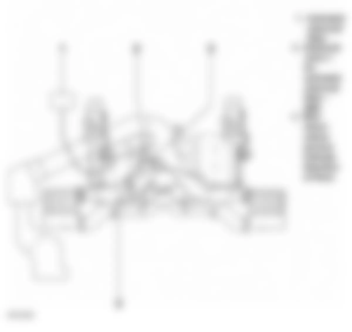 Audi allroad Quattro 2004 - Component Locations -  Identifying Fuel Tank Breather (EVAP) System Components With Vacuum Diagram