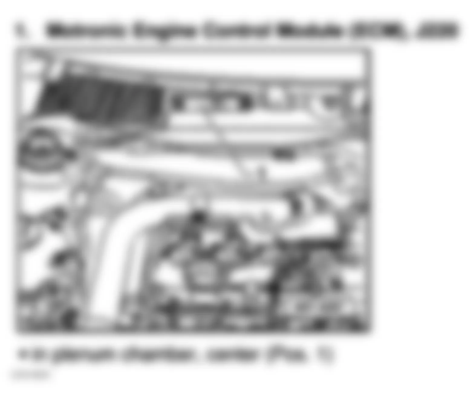 Audi TT 2005 - Component Locations -  Rear Of Engine Compartment