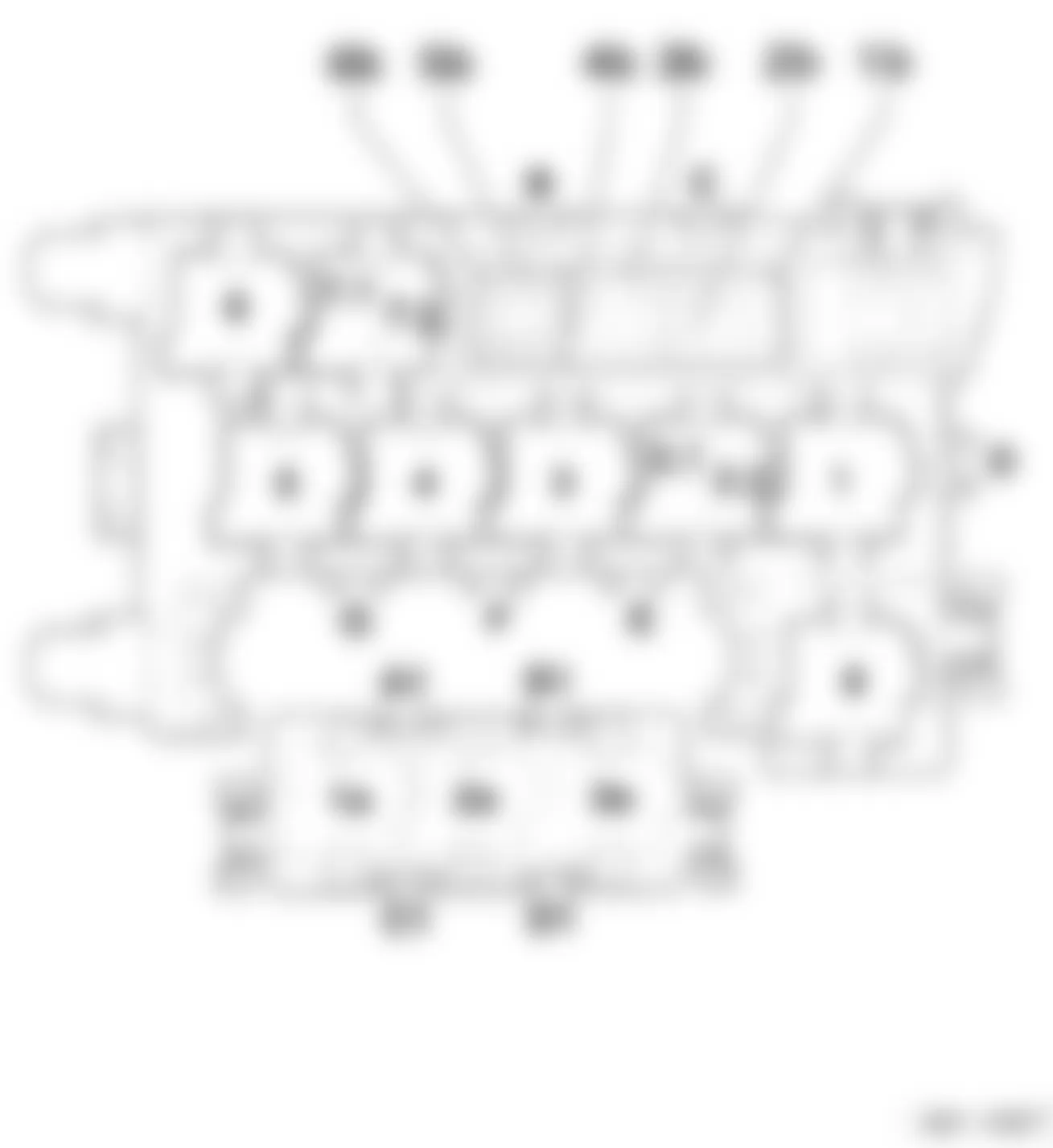 Audi Q7 3.6 2007 - Component Locations -  Identifying Relay & Fuse Panel Instrument Panel - Center