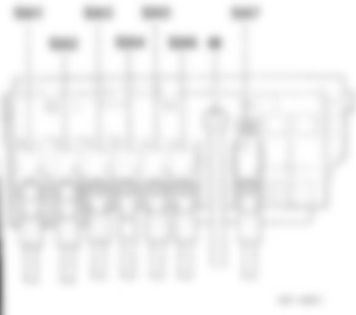 Audi A3 2008 - Component Locations -  Main Fuse Panel A -SA- Electronics Box Low (From November 2008)