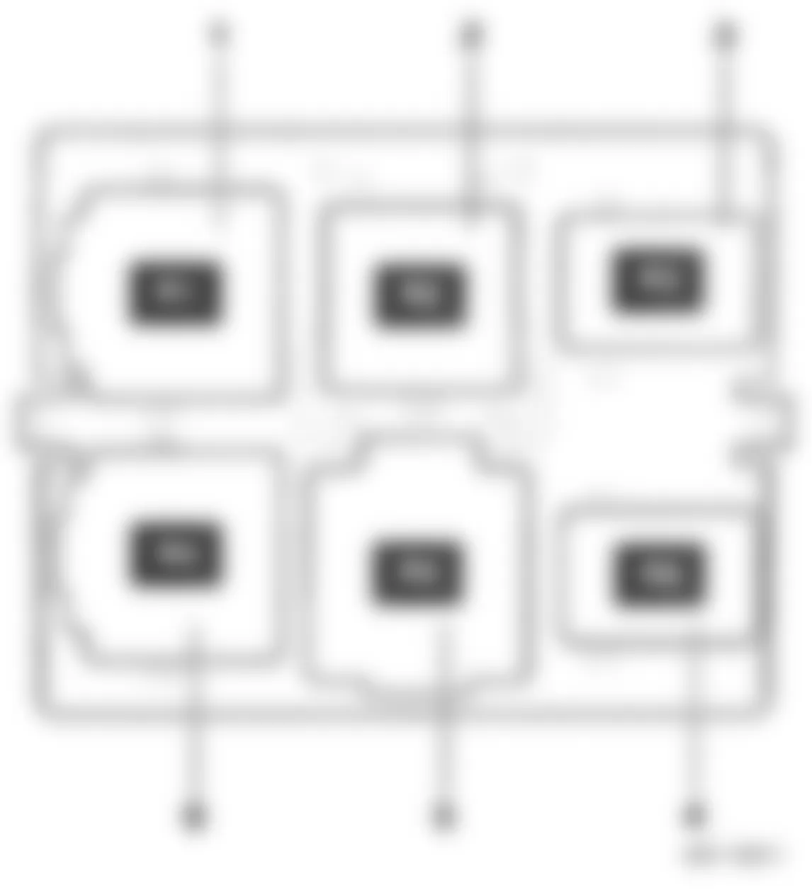 Audi A3 2008 - Component Locations -  Position Of Relays Under Electronics Box