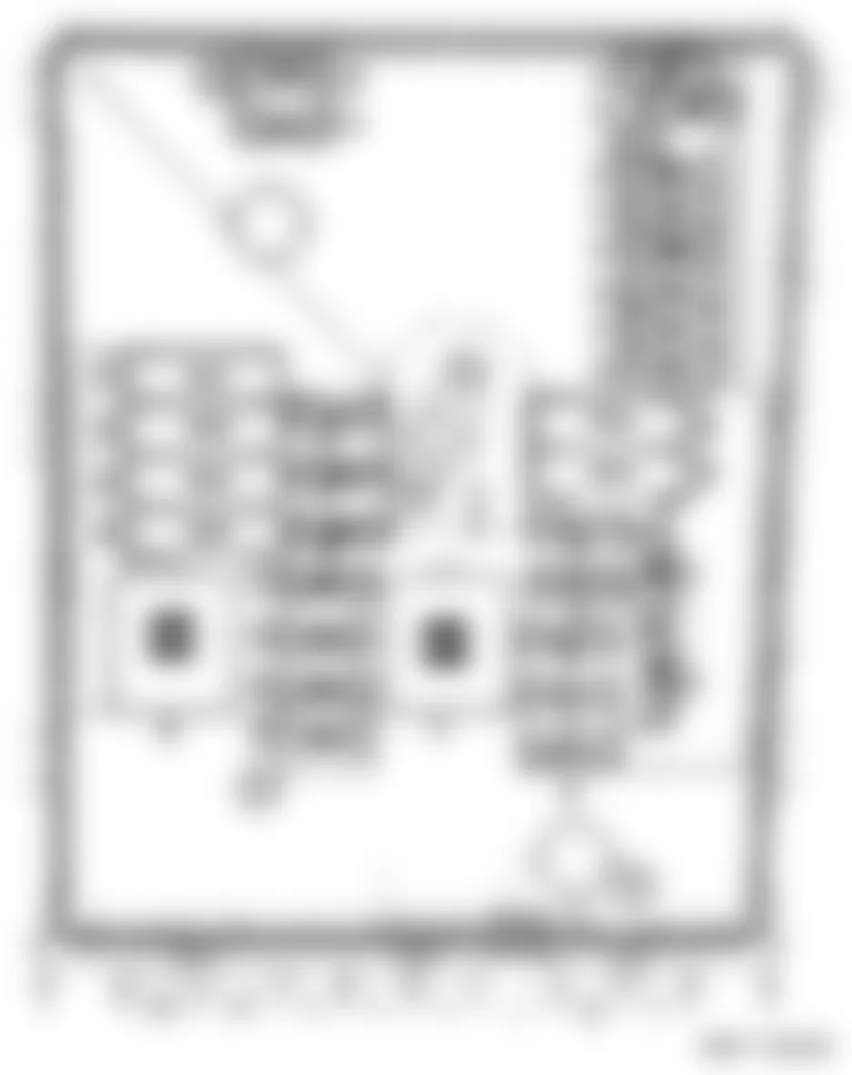 Audi A3 2008 - Component Locations -  Fuse Panel B -SB- Electronics Box Low - Left Side Engine Compartment