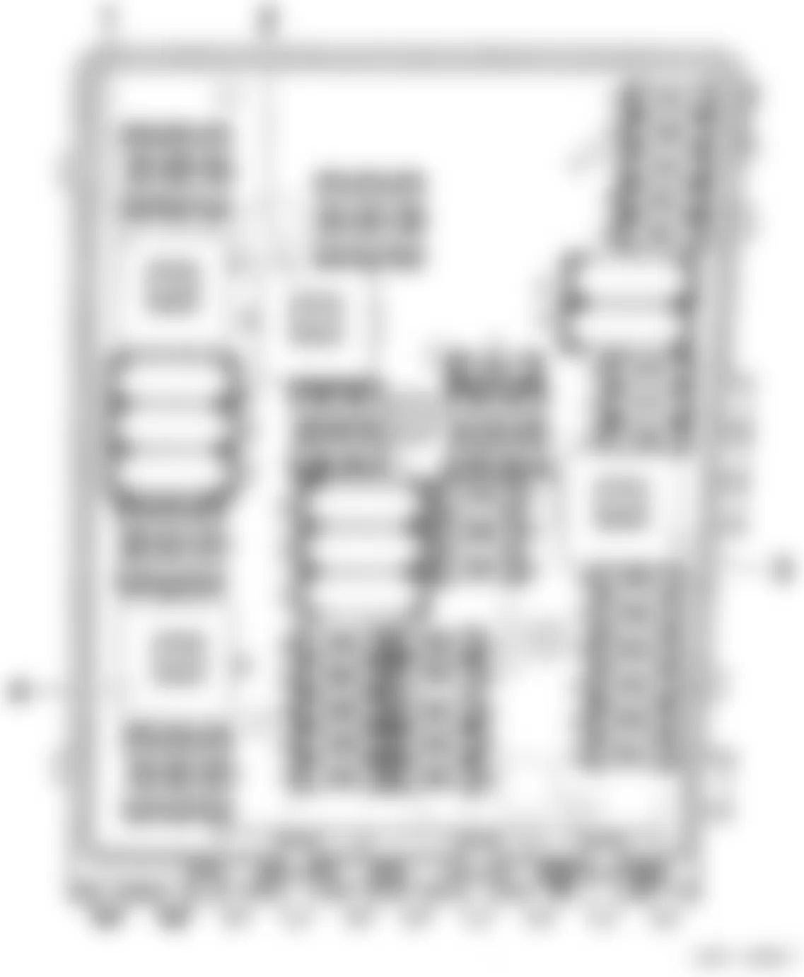 Audi A3 2008 - Component Locations -  Position Of Relays On Electronic Box High (From Model Year 2006)