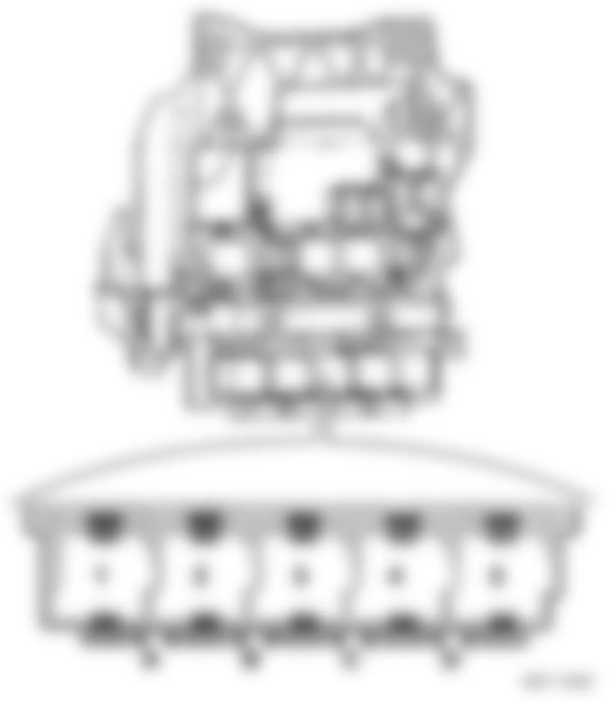 Audi A3 2008 - Component Locations -  Position Of Relays-Relay Carrier - Under Instrument Panel Left Side (From Model Year 2010)