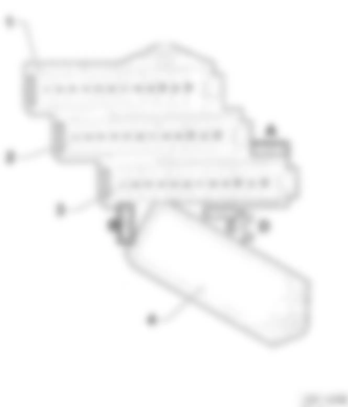 Audi Q7 4.2 2008 - Component Locations -  Identifying Instrument Panel (SC) Fuse Box - Right Side