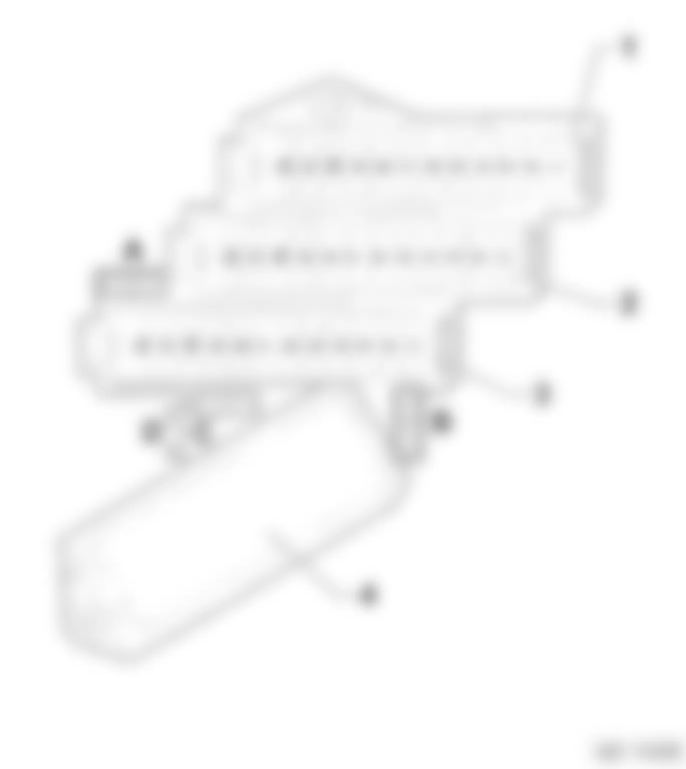 Audi Q7 4.2 2009 - Component Locations -  Identifying Instrument Panel (SB) Fuse Box - Left Side