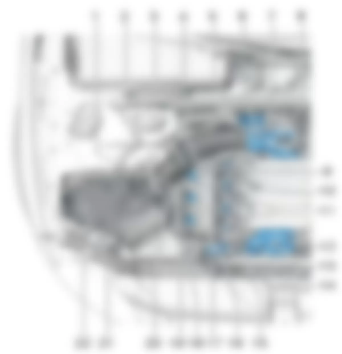 Audi Q5 2010 - Component Locations -  Right Side Of Engine Compartment