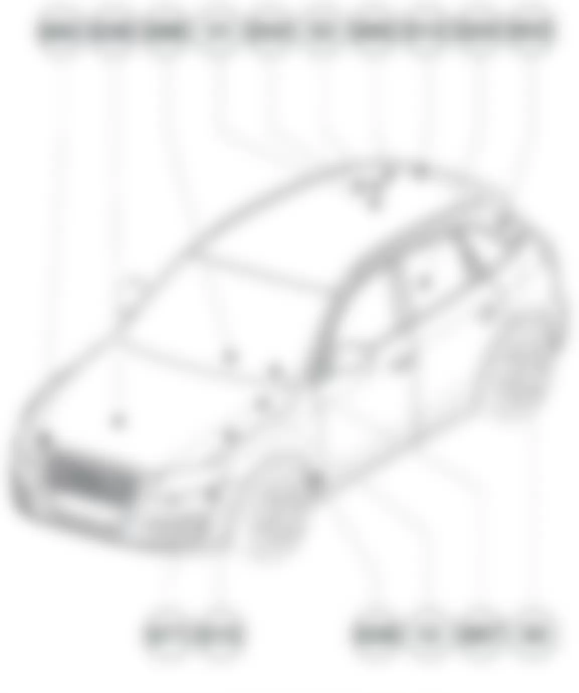 Audi Q5 2010 - Component Locations -  Overview Of Ground Connections